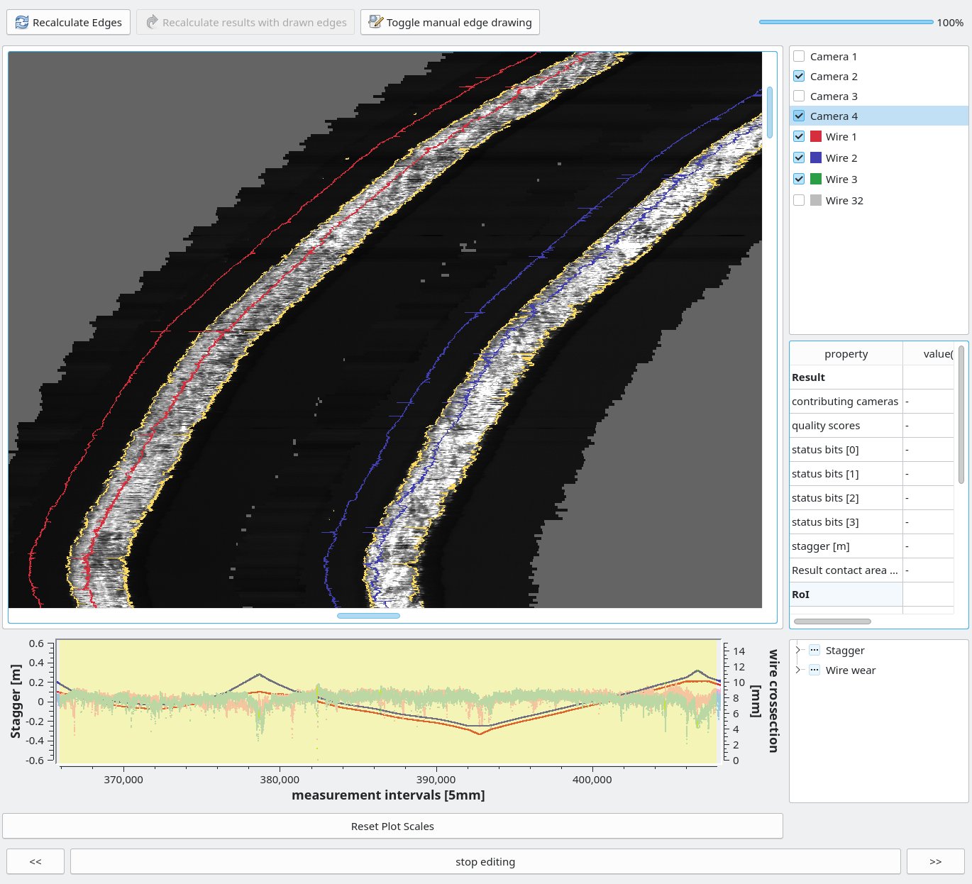 Railroad infrastructure monitoring: Wire wear detection