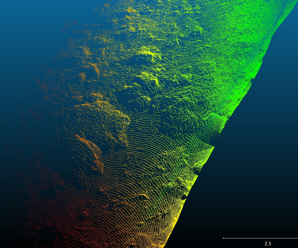 Messdaten aufgenommen mit dem Underwater LiDAR Scanner ULi in indonesischen Gewässern Messdaten aufgenommen mit dem Underwater LiDAR Scanner ULi in indonesischen Gewässern