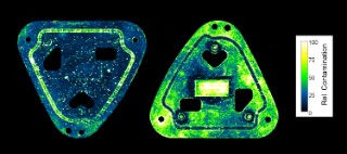 Reinheitsprüfung von Bauteilen mithilfe von Fluoreszenz-Messtechnik Reinheitsprüfung von Bauteilen mithilfe von Fluoreszenz-Messtechnik