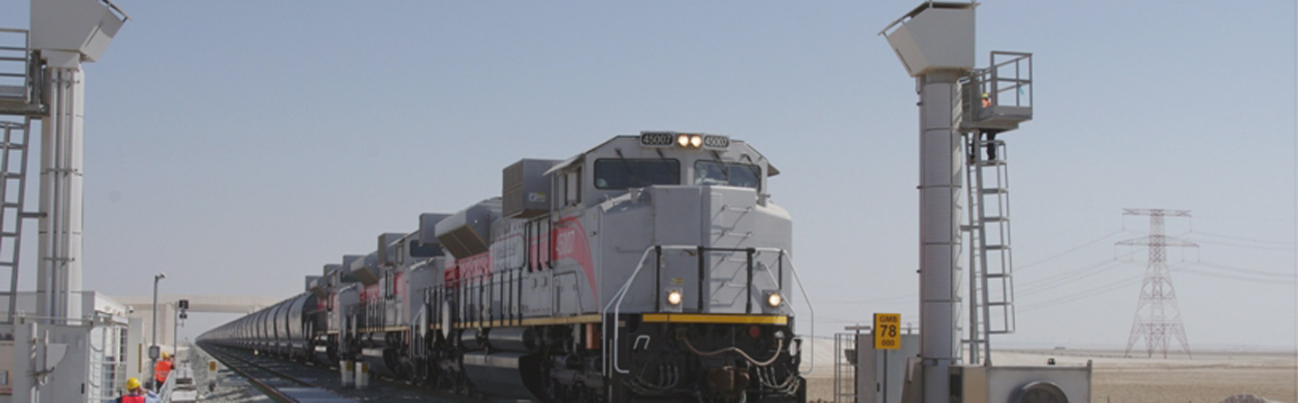 Measuring the geometry of passing trains (Sector Profile Scanner SPS)