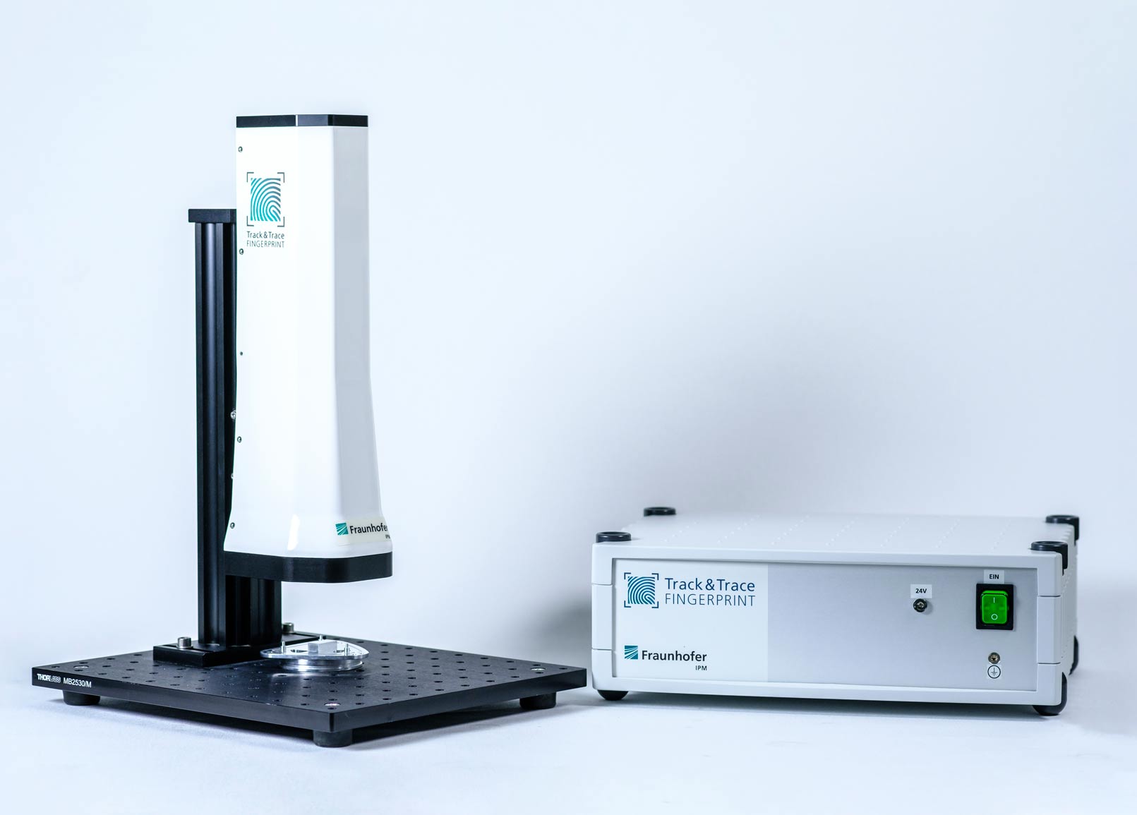 Track & Trace Fingerprint-Teststand, Bauteil-Rückverfolgung