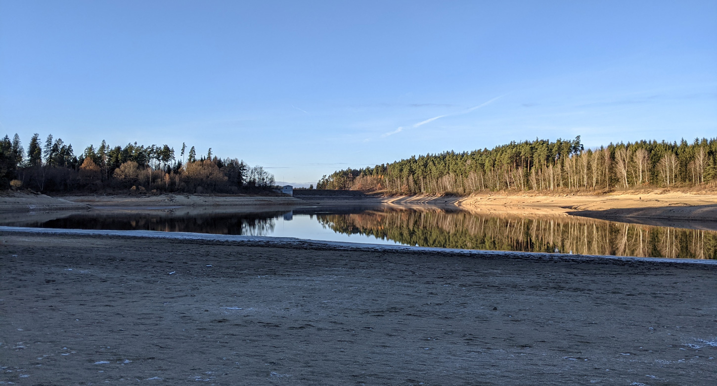 Liebensteinspeicher: Stausee-Vermessung
