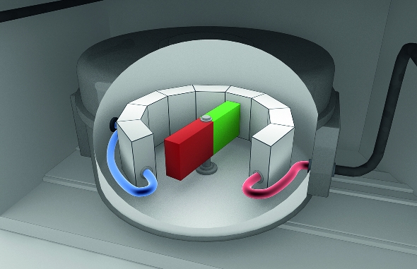 Aufbau eines magnetokalorischen Kühlsystems